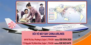 Đổi vé máy bay China Airlines | Vietnam Tickets