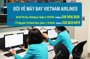 Đổi vé máy bay Vietnam Airlines
